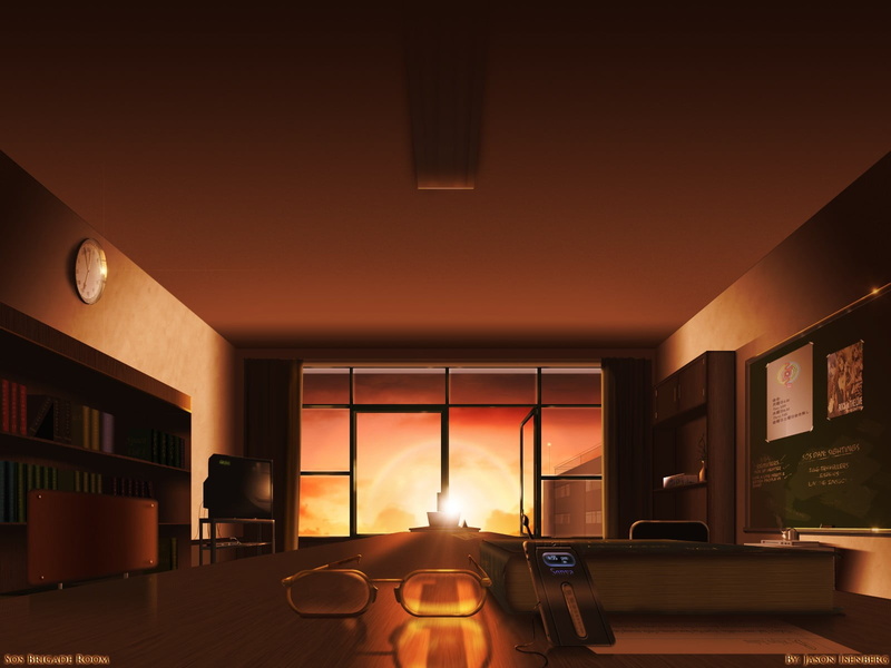 window, artwork, sunset, built structure, empty, luxury, wealth, domestic room, electric lamp, no people, absence, brown, furniture, 720P, chairs, glasses