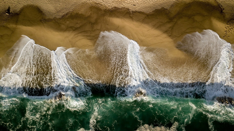 nature, sea, coast, 2K, Corsica, aerial view