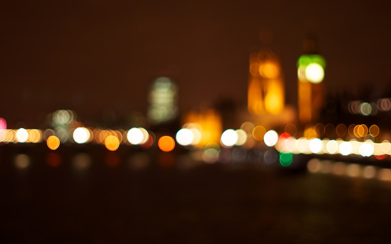 blur, beautiful, lights, 1080P, night, city