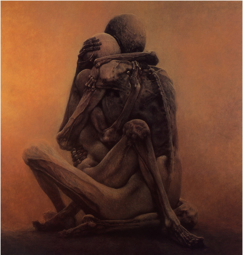 drawing, Zdzisław Beksiński, 720P