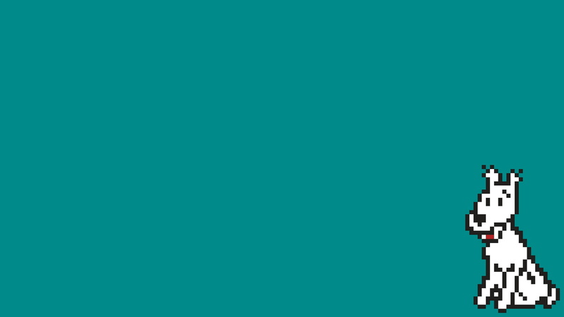 Tintin, green background, pixel art, close-up, indoors, business, travel, technology, global communications, white color, studio shot, architecture, backgrounds