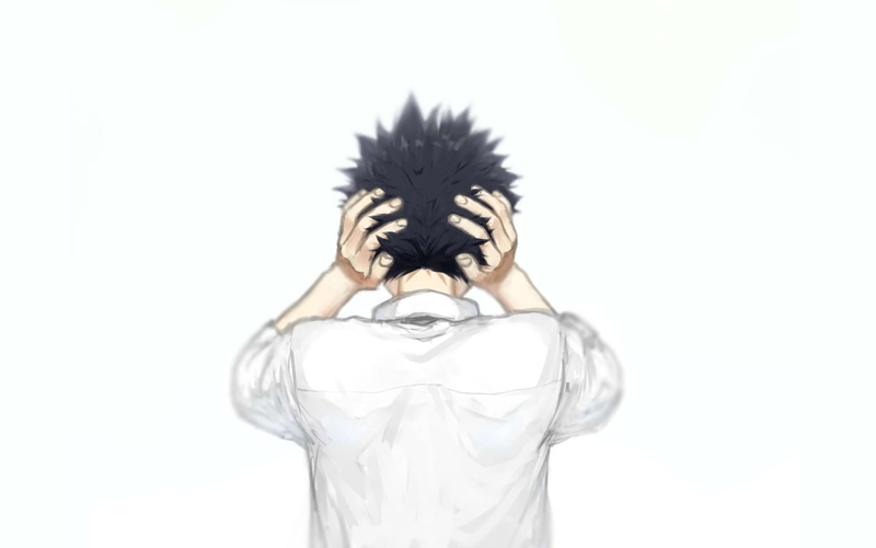 anime boys, angel, studio shot, human hair, hairstyle, hair, unrecognizable person, waist up, adult, standing, women, Ishida Shōya, animated, one person