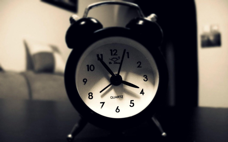 black, alarm, clock, analog, bell, mantle, 720P