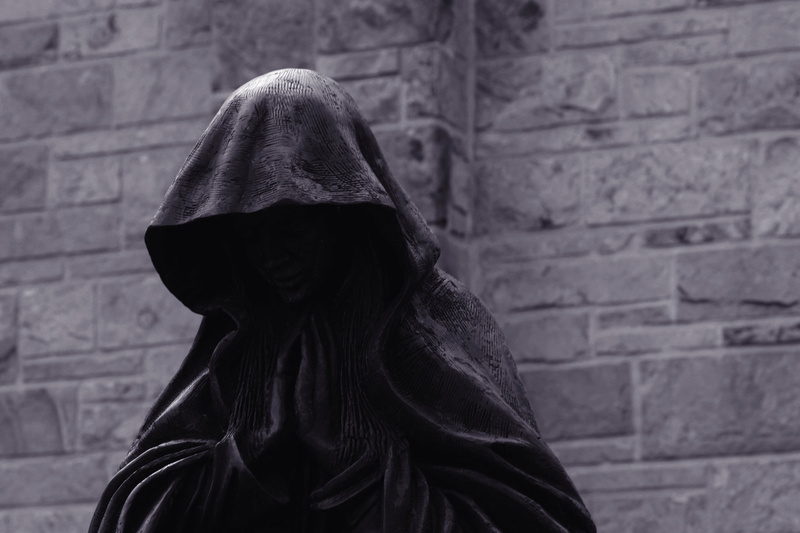 focus on foreground, hood - clothing, warm clothing, brick, clothing, women, wall, mantle, hood, lifestyles, 2K, architecture, real people, standing, one person