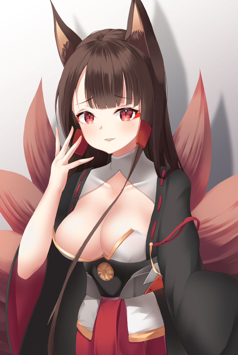 Akagi (Azur Lane), 4K, anime girls, anime, 2D