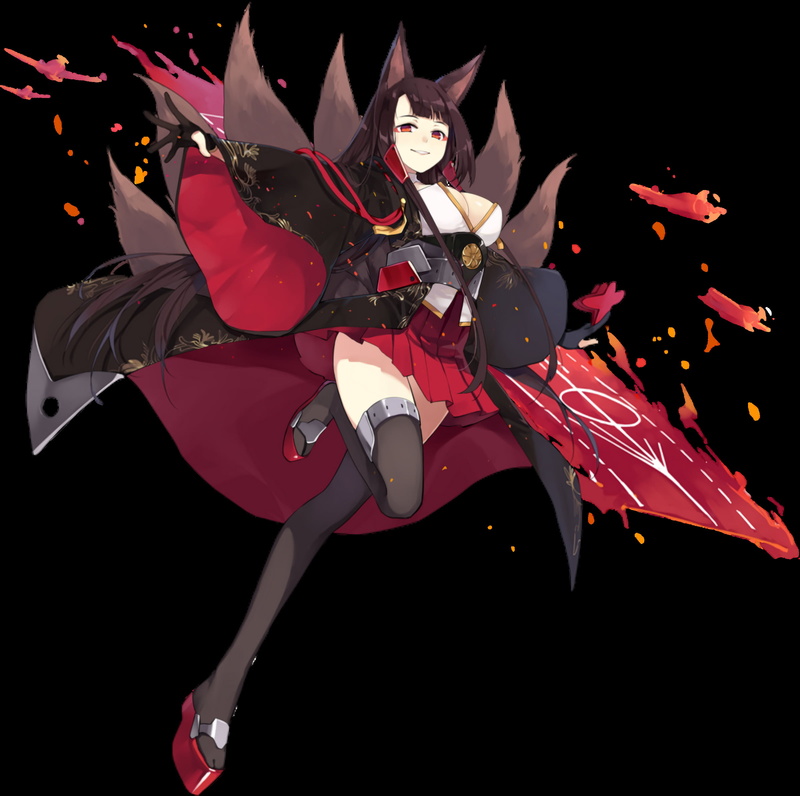 upscaled, transparent background, 1080P, Azur Lane, Akagi (Azur Lane), ship, anime, anime girls