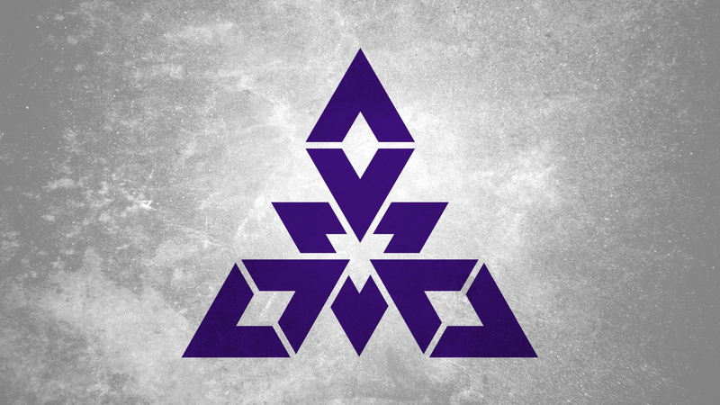 full frame, symmetry, print, nature, triangle shape, purple, white color, symbol, indoors, textile, design, Fukuoka, day, arrow symbol, white, close-up