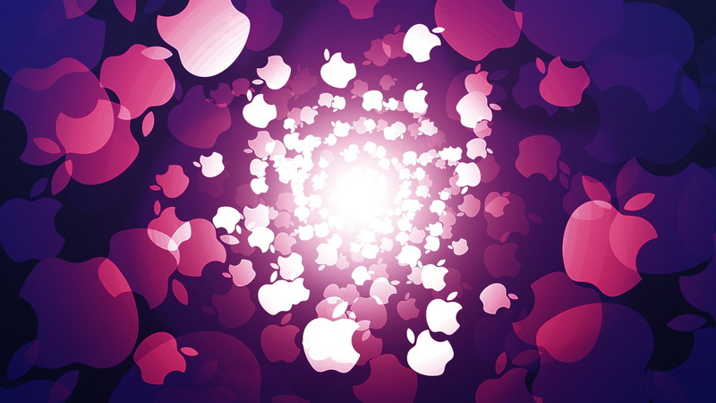white, circle, glowing, backgrounds, logo, textile, pattern, event, red, night, purple, sky, Apple Inc., star shape, no people, lighting equipment, light - natural phenomenon
