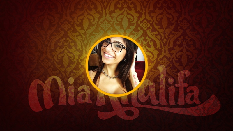 Mia Khalifa, portrait, one person, beautiful woman, happiness, indoors, mouth open, long hair, headshot, 1080P, hairstyle, adult, emotion, young adult