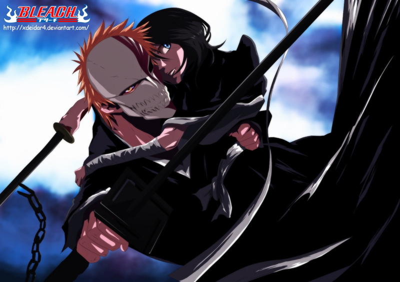 Ichigo Kurosaki, Rukia Kuchiki, Bleach, 1080P
