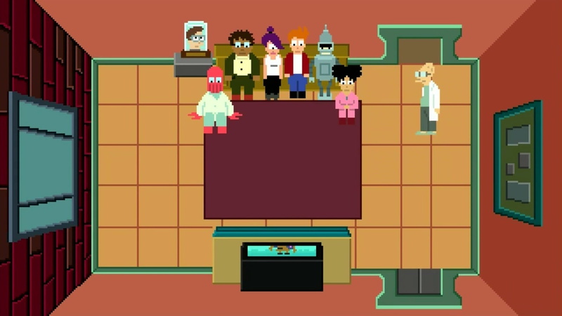 built structure, building exterior, representation, architecture, outdoors, photo, animated, multi colored, illuminated, 8-bit, 1080P, no people, morty