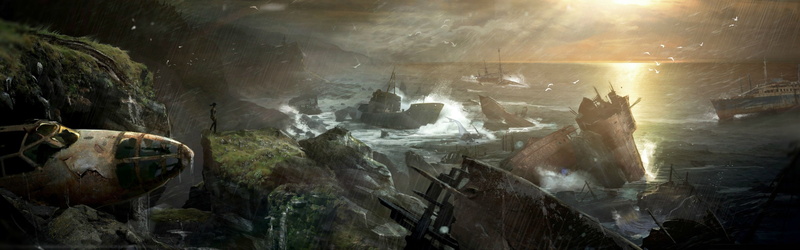 rock, solid, shipwrecks, nature, water, history, Tomb Raider, rain, horror, sea, fear, 2K, ancient, indoors, cave, communication, architecture