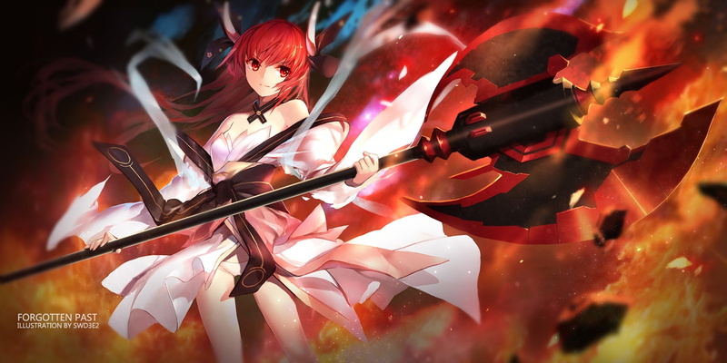 Itsuka Kotori, Date A Live, swd3e2, 720P, anime, fire, anime girls