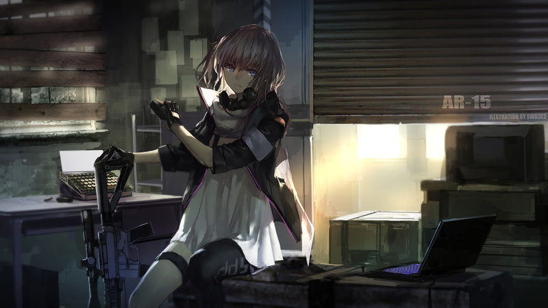 indoors, one person, wireless technology, women, holding, lifestyles, leisure activity, disguise, technology, 1080P, anime girls, young women, females