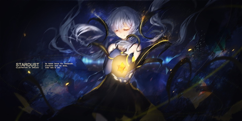 closed eyes, anime girls, swd3e2, Xingchen, Vocaloid, 720P