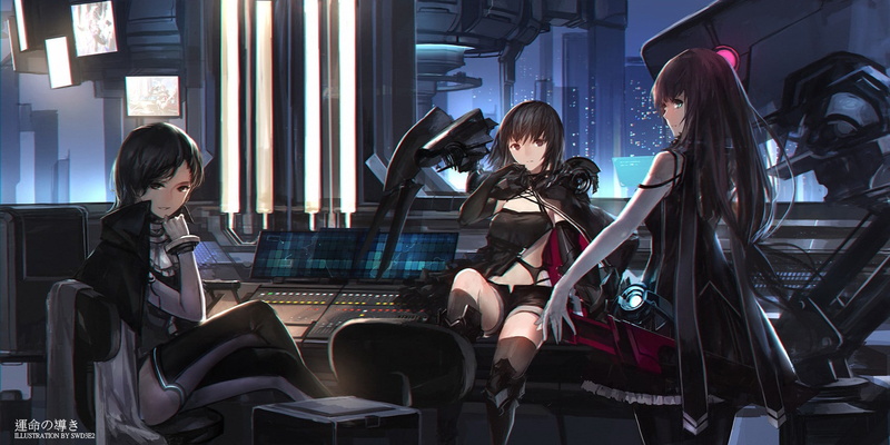 casual clothing, young adult, togetherness, swd3e2, lifestyles, friendship, people, sitting, group of people, night, beautiful woman, anime girls, adult