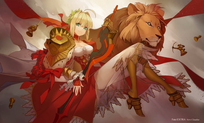 Fate Series, Nero Claudius, red, representation, close-up, nature, toy, decoration, sculpture, no people, 1080P, craft, art and craft, human representation