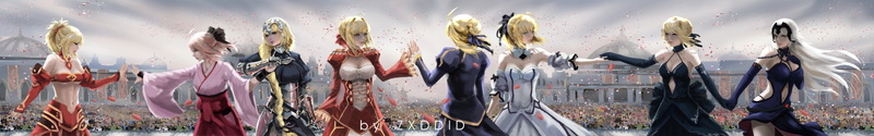 Dress, Armor, Blonde, Fate Series, 1080P, Pink Hair, Saber Lily, Long Hair, Jeanne dArc Alter, Girl, Mordred (Fate/Apocrypha), Saber Alter, Short Hair