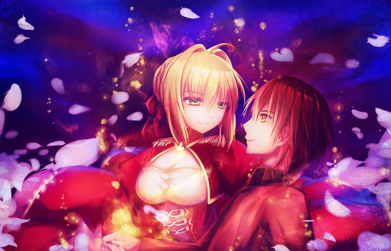 Fate/Extra Last Encore, 1080P, Anime, Nero Claudius, Hakuno Kishinami, Saber (Fate Series)