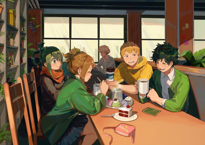 Mashirao Ojiro, Katsuki Bakugou, Ochaco Uraraka, My Hero Academia, Tsuyu Asui, 1080P, Anime, Izuku Midoriya