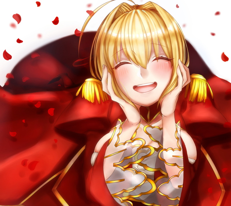 human representation, spirituality, creativity, 1080P, gold colored, craft, consumerism, close-up, Smile, Fate/Extra, no people, shiny, red, representation