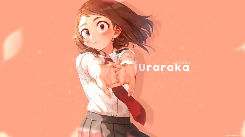 uraraka, Anime, 1080P, digital, Boku no Hero Academia, Ochaco Uraraka, My Hero Academia, ochako