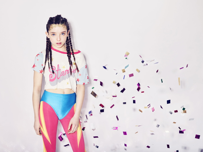 girl, Aladdin Sane, spring, Dandy Star, 2016 kids, 2K, fashion, lightning flash leotard, teens