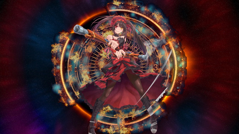 1080P, Date A Live, Kurumi Tokisaki, Heterochromia, Anime