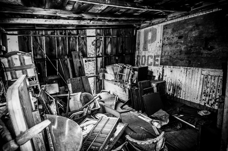 old, abundance, deterioration, wood - material, no people, large group of objects, wood, building, indoors, 4K, black and white, structure, built structure