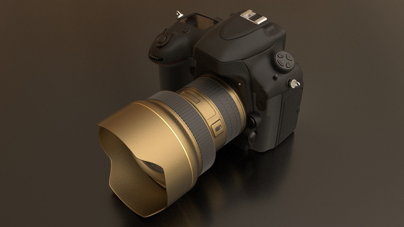 lens, photographic equipment, camera - photographic equipment, lens - eye, 1080P, camera, indoors, dslr, photography, rendering, black color, photo camera