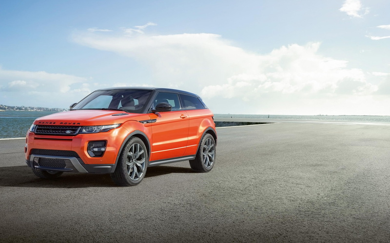 autobiography, land rover, range, suv, orange, cars, rover, evoque, 2015, 2K