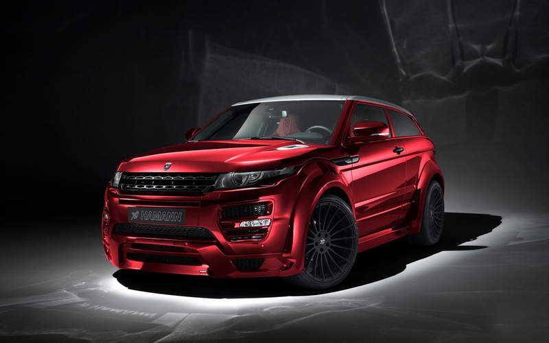 2012, hamann, 2K, rover, cars, suv, range, land rover, evoque, red