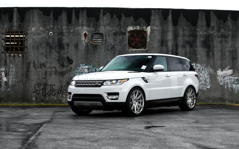 gorgeous, white, range rover sport, range, rover, 1080P, sport