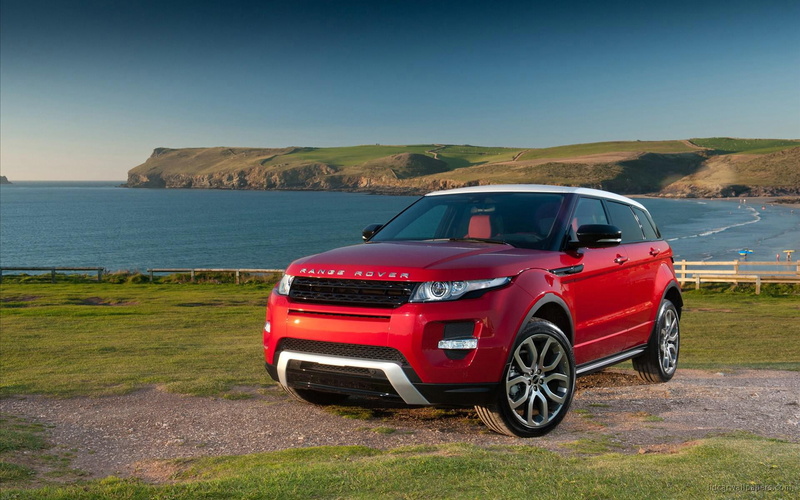 rover, range, 1080P, red, evoque, cars, suv, land rover, 2012