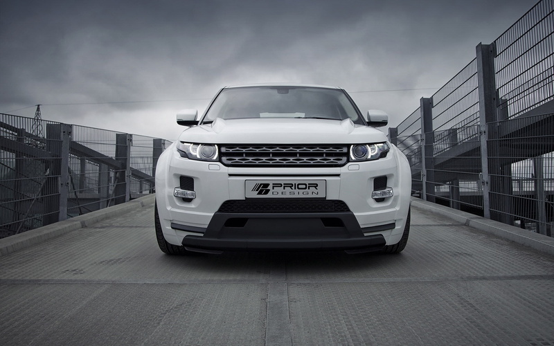 Rover, White, 1080P, evoque, Front, pd, View, Car, SUV, Land