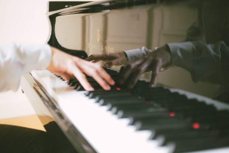 body part, arts and Entertainment, human body part, playing, classical Music, keyboard, technology, performer, sound, midsection, adults only, selective focus