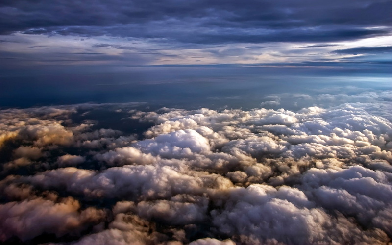 720P, skyscape, landscape, overcast, sky, clouds