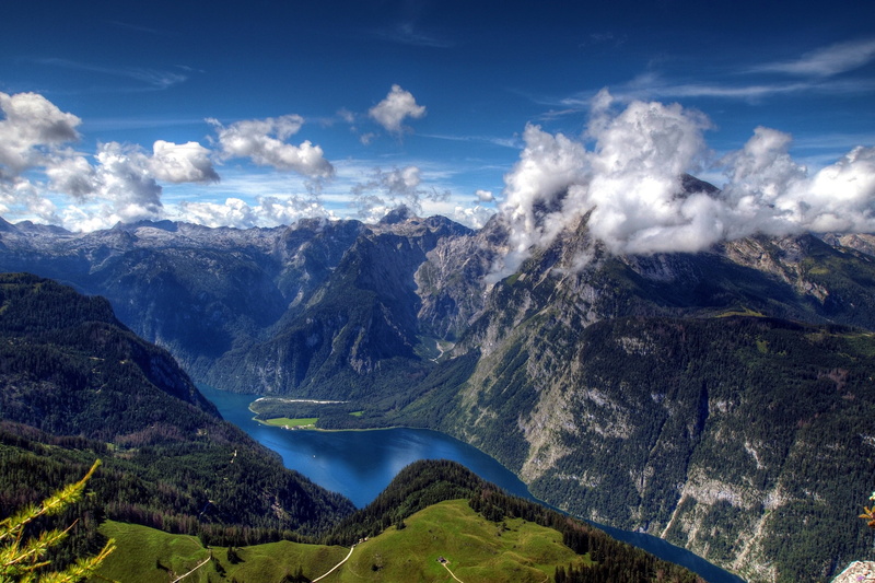 mountains, landscapes, 4K, skyscapes, clouds