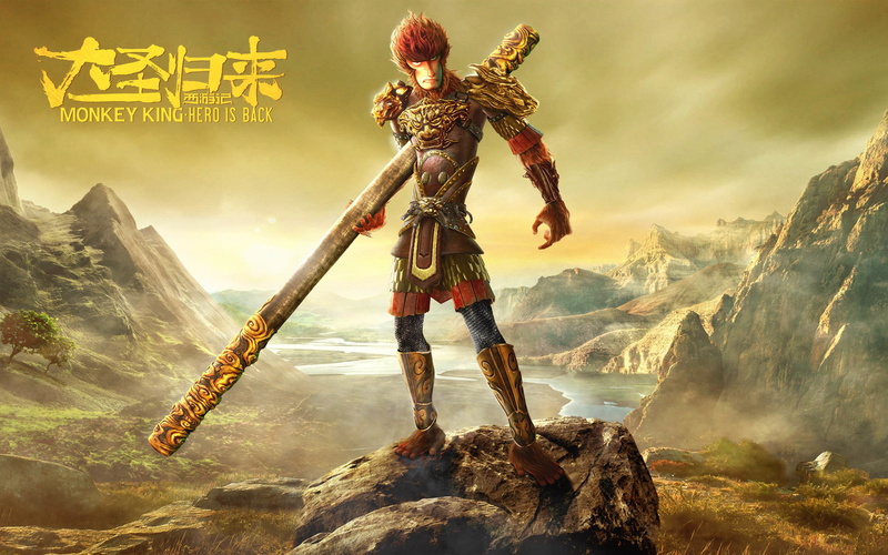 king, monkey, back, monkey king hero is back, poster, monkey king, 2K, hero