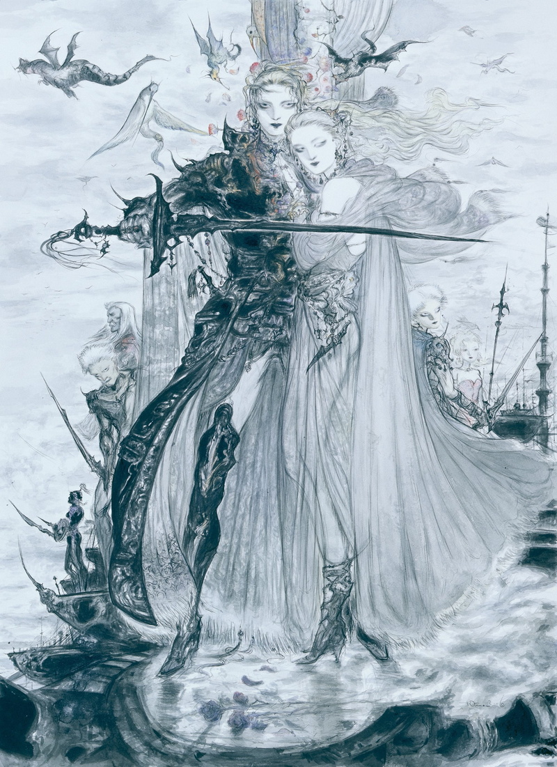 charlotte, final, klauser, sword, yoshitaka, lenna, bartz, scherwiz, tycoon, 2K, faris, amano, fantasy
