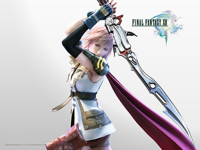 white background, fantasy, digital, clothing, day, sword, technology, studio shot, metal, side view, human representation, Claire Farron, young women