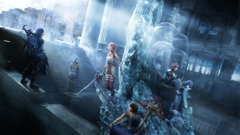 digital, video games, urban Scene, enjoyment, fantasy, event, Paddra Nsu Yeul, real people, Serah Farron, crowd, Final Fantasy, architecture