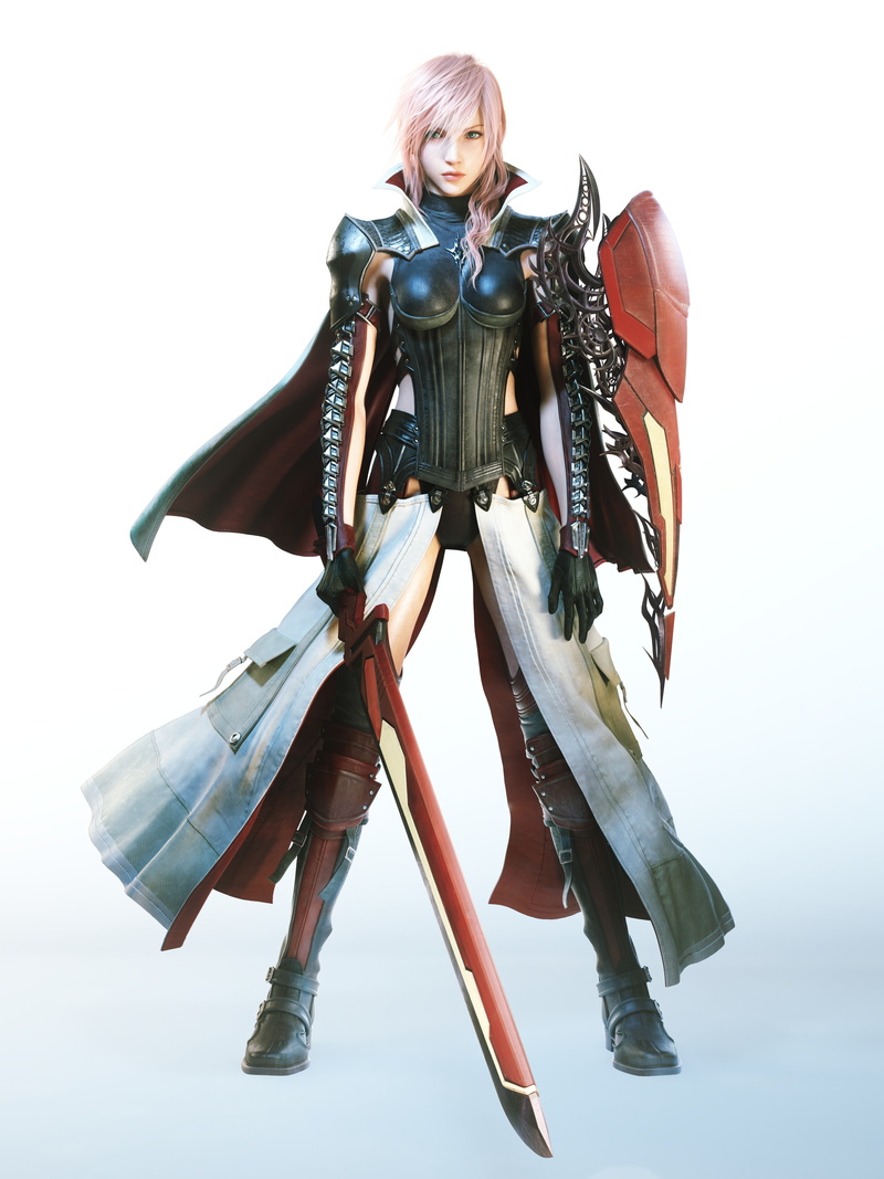 Lightning XIII, 4K, Final Fantasy XIII, sword, video games, Claire Farron
