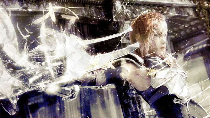digital, lifestyles, young adult, anime, Final Fantasy XIII, hairstyle, digital composite, looking, blonde, long hair, leisure activity, long exposure