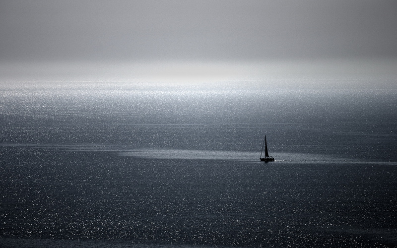 hd, sail, nature, boat, ocean, 2K