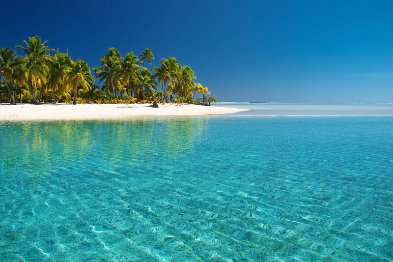 cook, art, island, nature, ocean, pacific, water, trees, beaches, hd, sea, x, beach, palm, 1080P, islands