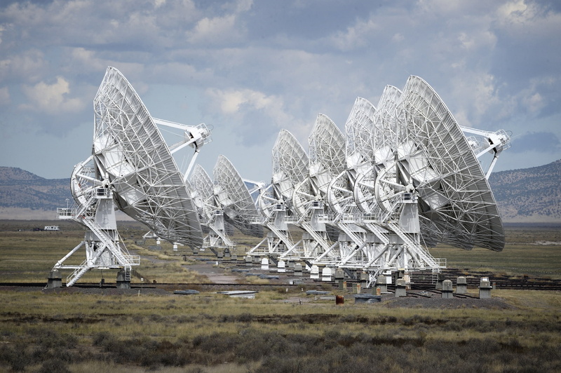 the sky, New Mexico, antenna, 1080P, technology, radio telescope