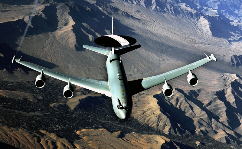 military, e 3, boeing, 1977, sentry, 2K, aircrafts, us air force, awacs, radar
