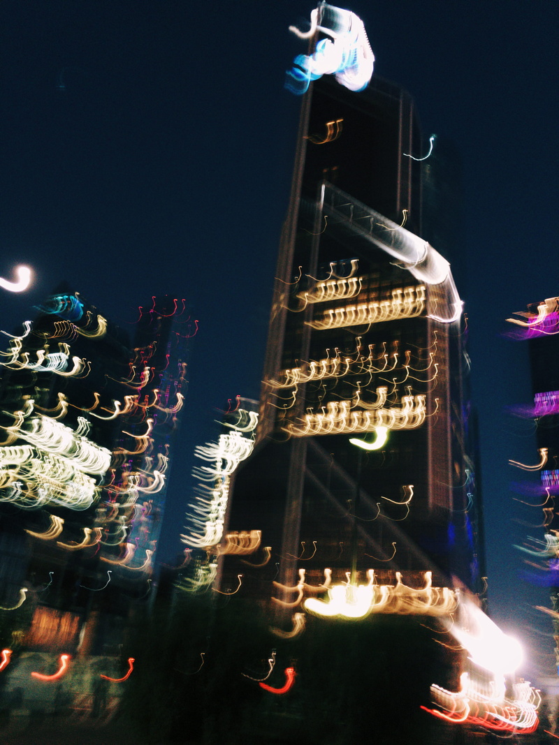 illuminated, building, skyscraper, blur, night, speed, scyscrapers, office building exterior, city, lights, moskva, blurred motion, building exterior, moscow city