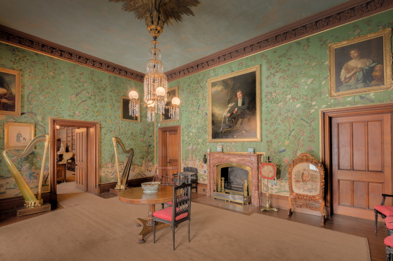 flooring, landmark, interiors, scotland, 4k, builiding, entrance, domestic room, furniture, house, ceiling, door, paintings, absence, paint, scottish, building